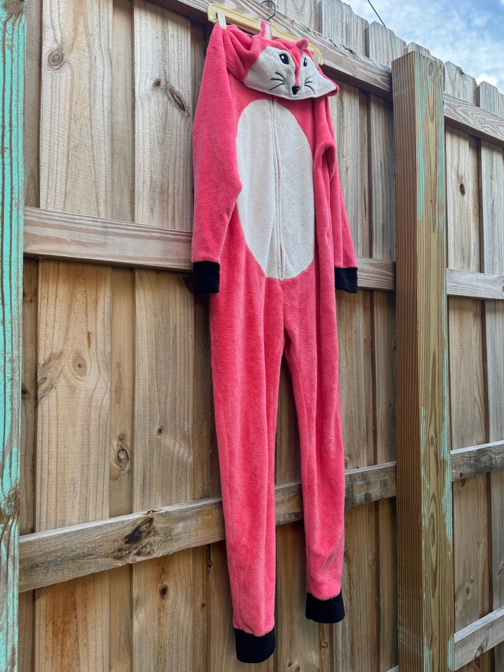 Pj Couture Pink Fox One-Piece Costume Pajamas